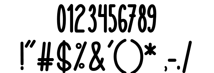 Christmas Farmhouse Font OTHER CHARS