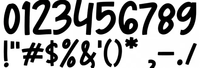 Christmas Farmhouse Font OTHER CHARS