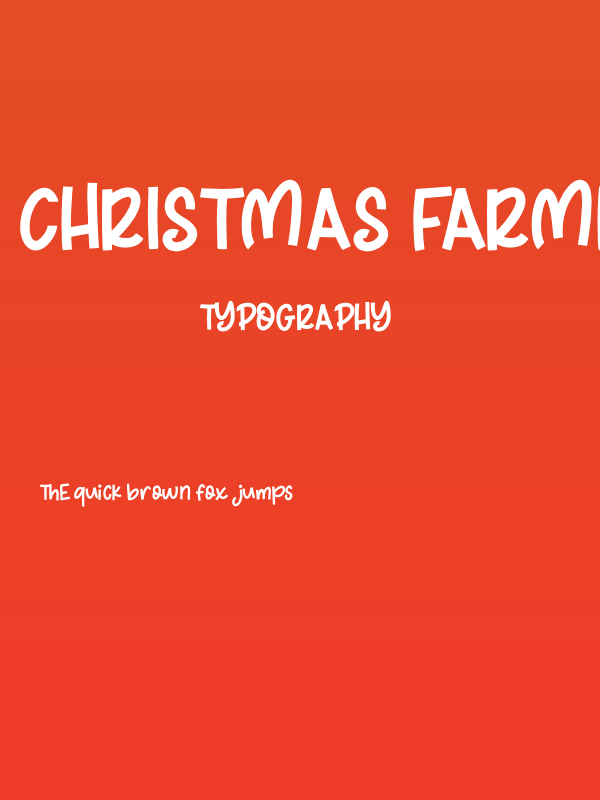 Christmas Farmhouse Poster