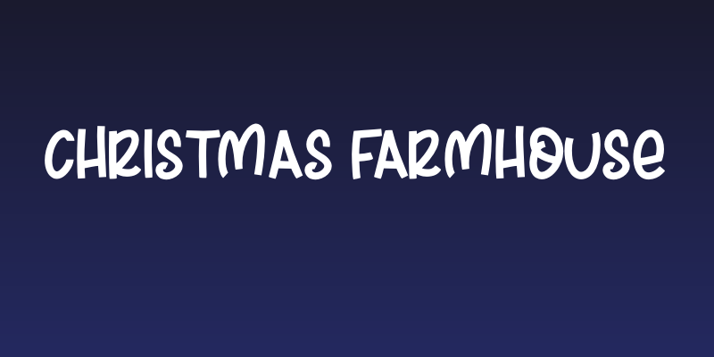 Christmas Farmhouse Social Header