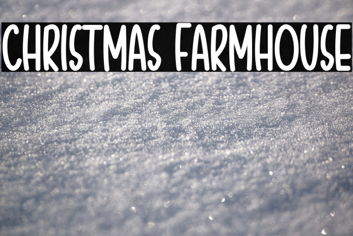 Christmas Farmhouse Example 1