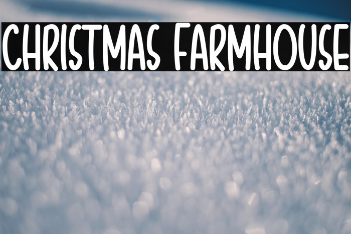 Christmas Farmhouse Example 3