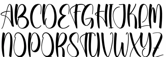 Christmas Featuring Font UPPERCASE