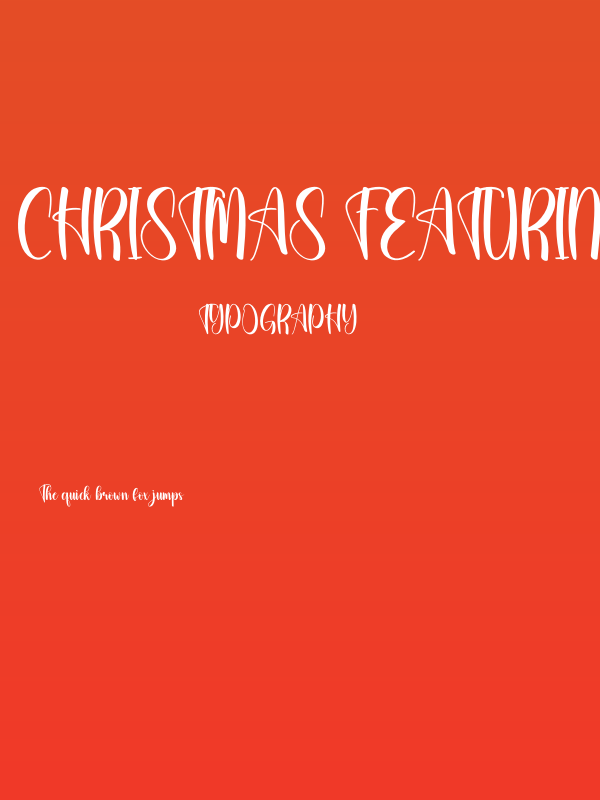 Christmas Featuring Poster