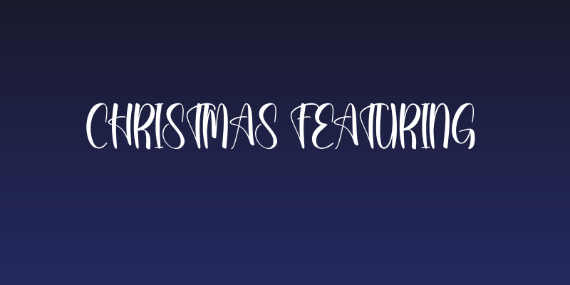 Christmas Featuring Social Header