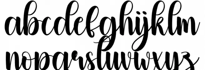 Christmas Featuring Font LOWERCASE