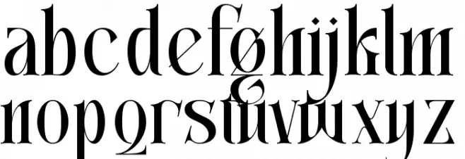 Christmas Fecsival-Personal use Caratteri MINUSCOLO