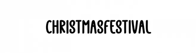 Christmas Festival font caratteri gratis
