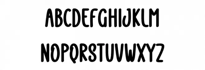 Christmas Festival 字体 小写