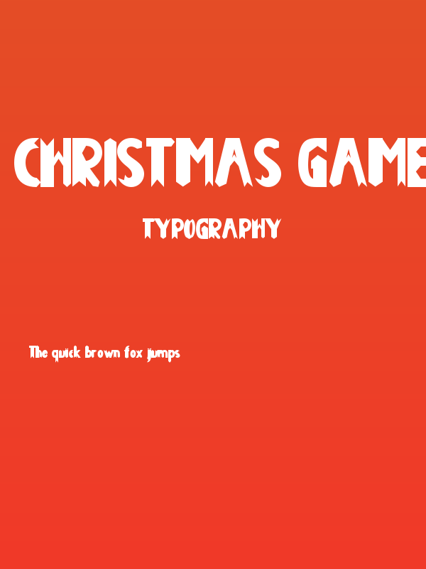 Christmas Games Poster
