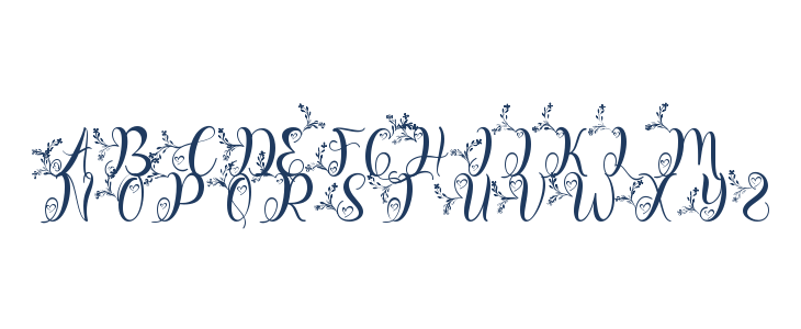 Christmas Garden Uppercase