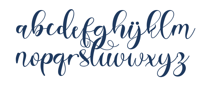 Christmas Garden Lowercase