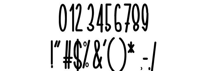 Christmas Gift Font OTHER CHARS