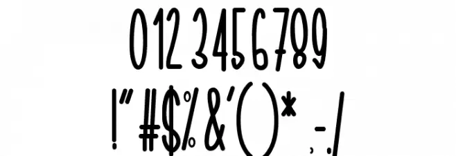 Christmas Gift Font OTHER CHARS