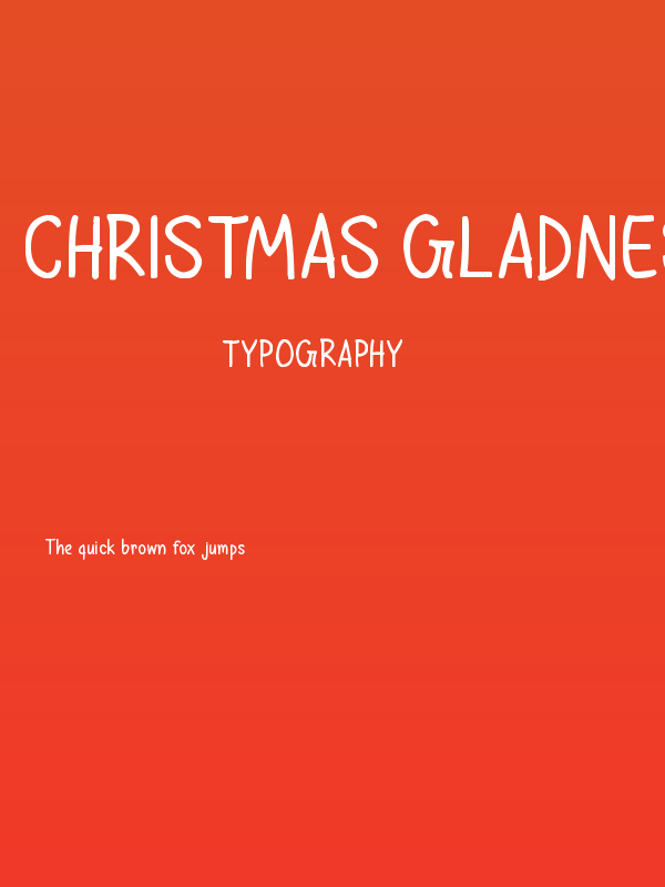 Christmas Gladness Poster