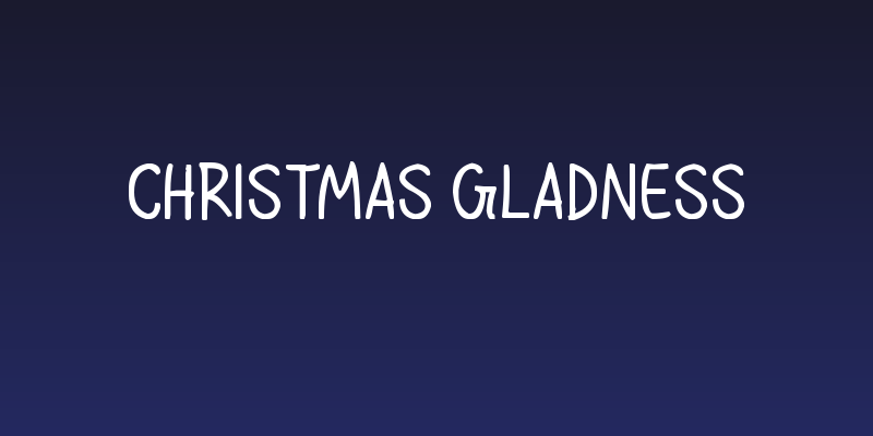 Christmas Gladness Social Header