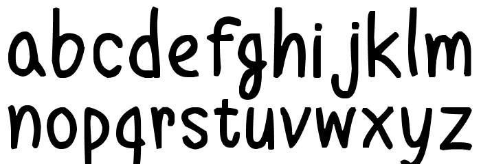 Christmas Gladness Font LOWERCASE