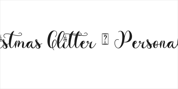 Christmas Glitter - Personal Us Logo