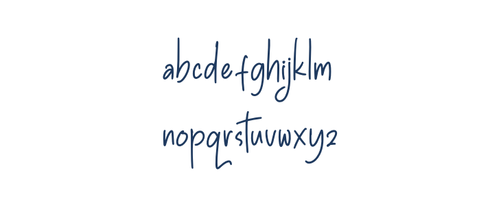 Christmas Glitter Lowercase