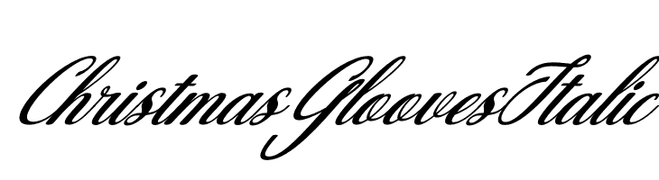 Christmas Glooves Italic  Frei Schriftart Herunterladen