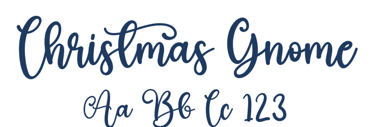 Christmas Gnome Font Preview