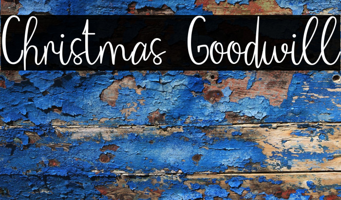 Christmas Goodwill Example 1