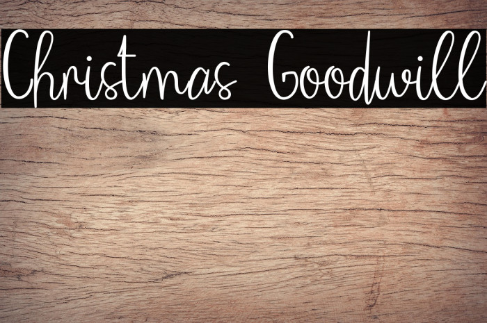 Christmas Goodwill Example 2