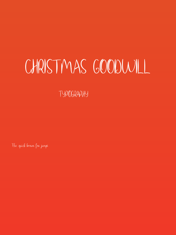Christmas Goodwill Poster