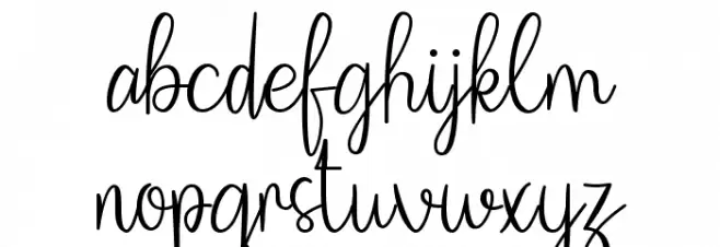 Christmas Goodwill Font LOWERCASE