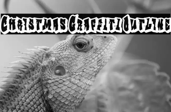 Christmas Graffiti Outline フォント examples