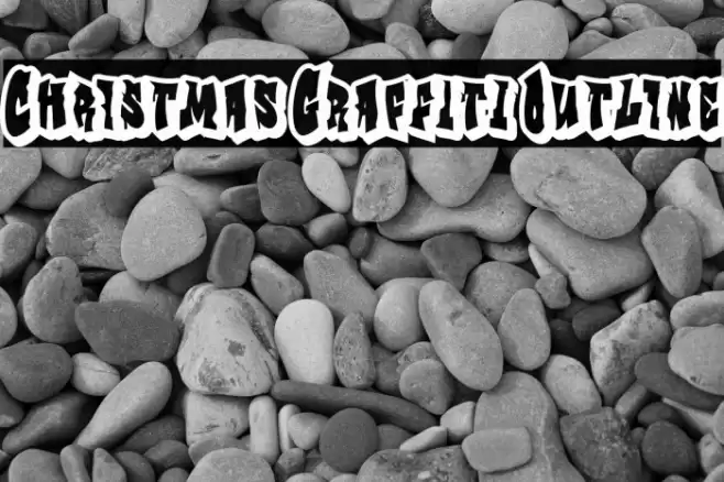 Christmas Graffiti Outline フォント examples