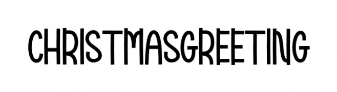 Christmas Greeting les polices de caractères gratuit télécharger
