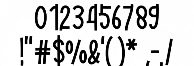 Christmas Greeting Font OTHER CHARS