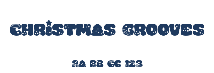 Christmas Grooves Font Preview