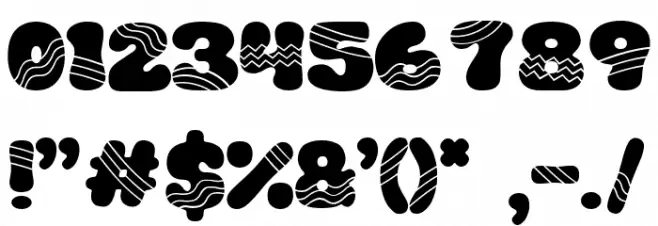 Christmas Grooves Font OTHER CHARS