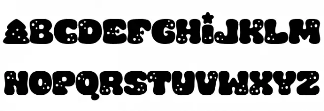 Christmas Grooves Font LOWERCASE