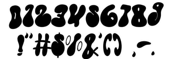 Christmas Groovy - Personal Use フォント その他の文字