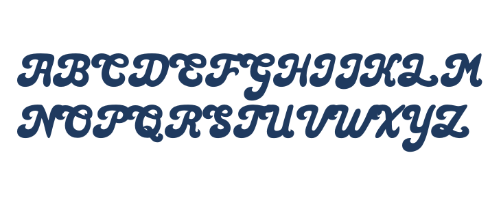 Christmas Groovy Uppercase