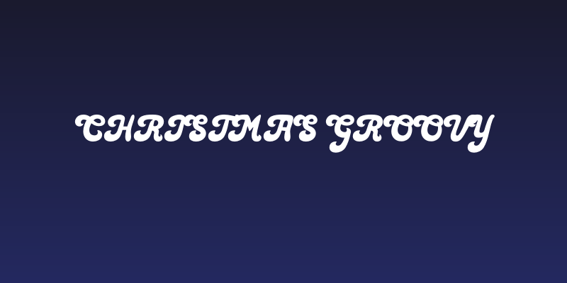 Christmas Groovy Social Header