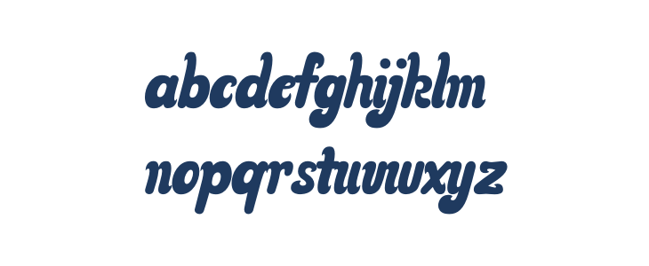 Christmas Groovy Lowercase