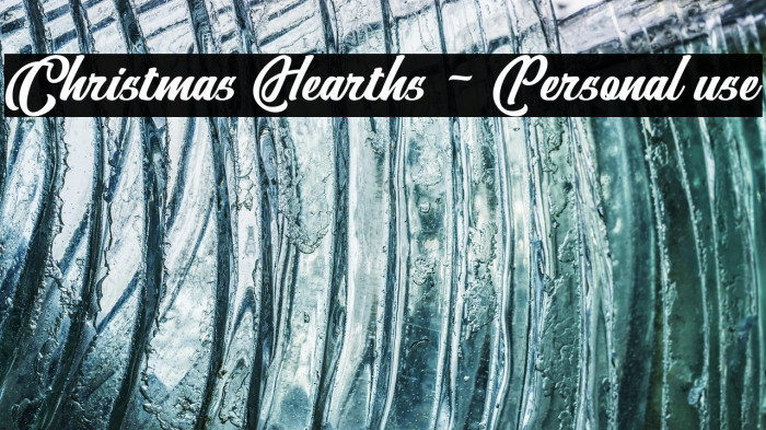 Christmas Hearths - Personal use Example 1