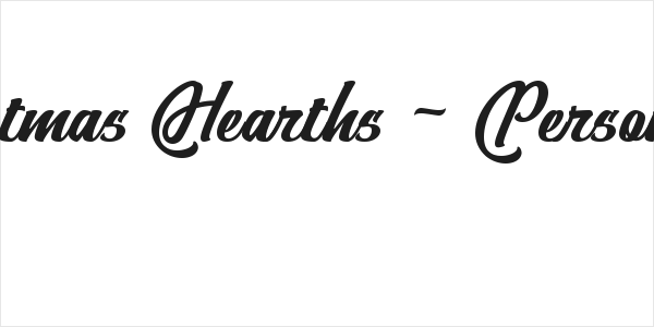 Christmas Hearths - Personal use Logo