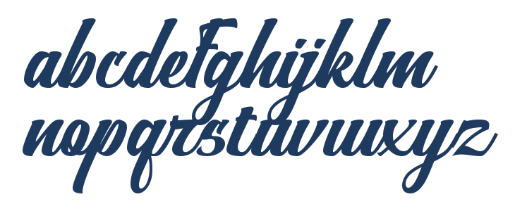 Christmas Hearths - Personal use Lowercase