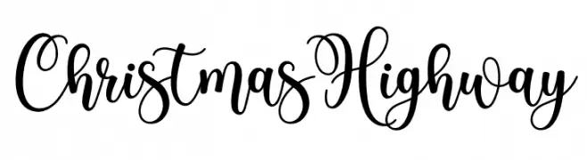 Christmas Highway 免费字体下载