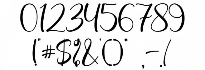 Christmas History - Personal Us Font OTHER CHARS