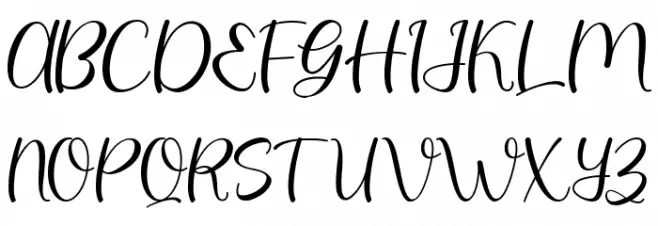 Christmas History - Personal Us Schriftart Groß