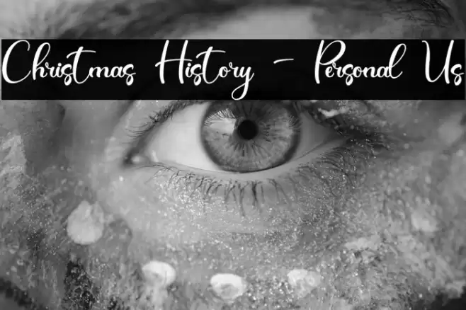 Christmas History - Personal Us Font examples