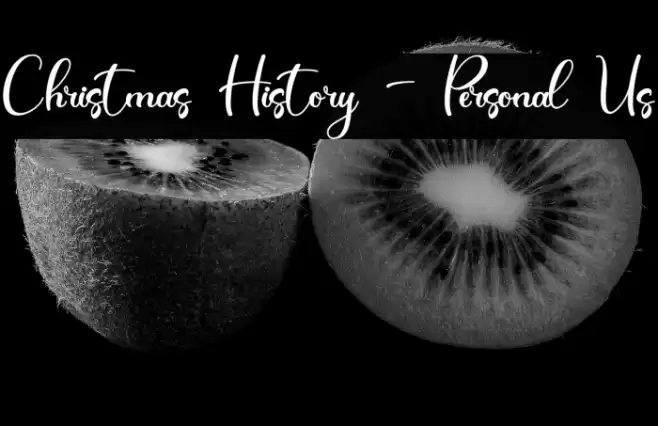 Christmas History - Personal Us Font examples