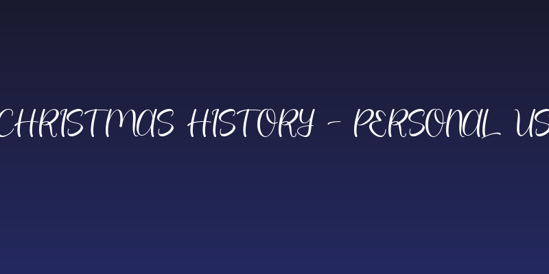 Christmas History - Personal Us Social Header
