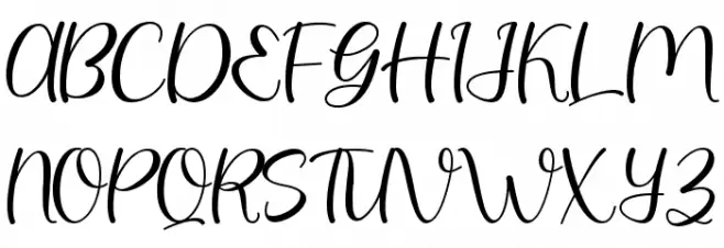 Christmas History Font Litere mari